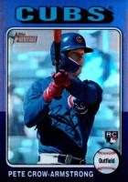 2024 Topps Heritage #177 Pete Crow-Armstrong Chrome-Purple Baseball Card
