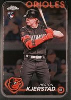 2024 Topps Chrome #142 Heston Kjerstad Baseball Card