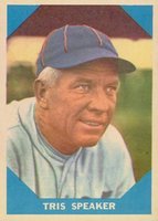 1960 Fleer Baseball Greats #10 Tris Speaker Baseball Card