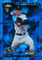2024 Topps Chrome Sapphire #12 Bryan Woo Baseball Card