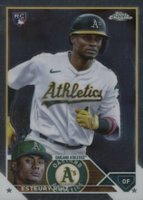 2023 Topps Chrome #99 Esteury Ruiz Baseball Card