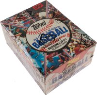 1981 Topps #WPB Wax Pack Box 36 Packs Baseball Card
