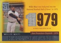 2004 Topps Tribute H.O.F.Tribute Relics #WM4 Willie Mays Gold Baseball Card