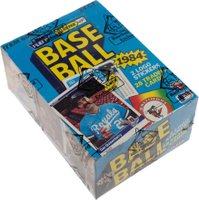 1984 Fleer #CPB Cello Pack Box 24 Packs Baseball Card