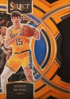 2023 Panini Select #149 Austin Reaves Orange Die-Cut Basketball Card