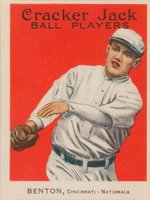 1914 Cracker Jack #97 Rube Benton Baseball Card