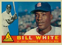 1960 Topps #355 Bill White Baseball Card