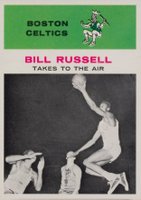 1961 Fleer #62 Bill Russell In Action Basketball Card