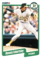 1990 Fleer #6 Dennis Eckersley Baseball Card