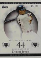 2007 Topps Moments & Milestones  #82 Derek Jeter 44 RBI Baseball Card
