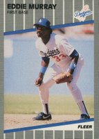 1989 Fleer Update #U-92 Eddie Murray Baseball Card