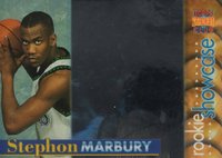 1996 Stadium Club Rookie Showcase #RS3 Stephon Marbury Basketball Card