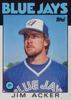 1986 Topps #569 Jim Acker Baseball Card