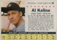 1961 Post Cereal #35 Al Kaline Perforated Baseball Card