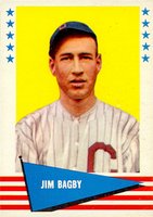 1961 Fleer #92 Jim Bagby Jr. Baseball Card