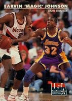 1992 Skybox USA #30 Magic Johnson Basketball Card