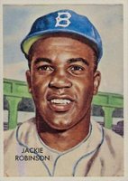 1973 Topps '53 Reprints #2 Jackie Robinson Baseball Card