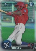 2016 Bowman Prospects #BCP10 Victor Robles Chrome-Refractor Baseball Card