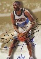1998 Skybox Premium Autographics # Shawn Kemp Basketball Card