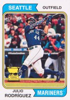 2023 Topps Heritage #18 Julio Rodriguez Baseball Card