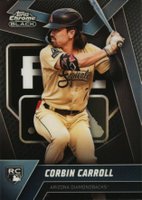 2023 Topps Chrome Black #93 Corbin Carroll Variation-Tan Uniform Baseball Card