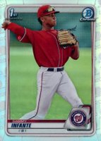 2020 Bowman Draft #BD48 Sammy Infante Chrome-Refractor Baseball Card