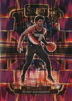 2023 Panini Select #77 Scoot Henderson Purple Flash Basketball Card