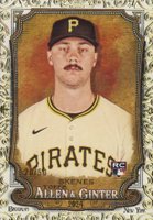 2024 Topps Allen & Ginter #282 Paul Skenes Gold Foil Filigree Baseball Card