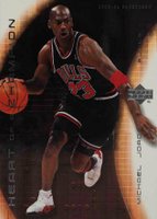 2003 Upper Deck Hardcourt Heart of a Champion #MJ8 Michael Jordan Silver Basketball Card