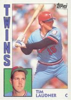1984 Topps #363 Tim Laudner Baseball Card