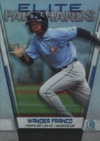 2019 Bowman Chrome Elite Farmhands #WF Wander Franco Baseball Card