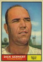 1961 Topps #284 Dick Gernert Baseball Card