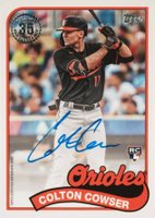 2024 Topps 1989 Topps Baseball Autographs #89BACC Colton Cowser Baseball Card