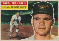 1956 Topps #169 Bob Nelson Gray Back Baseball Card