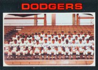 1971 Topps #402 Los Angeles Dodgers Team Baseball Card