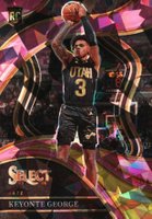 2023 Panini Select #295 Keyonte George Pink Cracked Ice Basketball Card