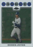 2008 Topps Chrome #121 Derek Jeter Baseball Card