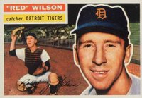 1956 Topps #92g Red Wilson Gray Back Baseball Card