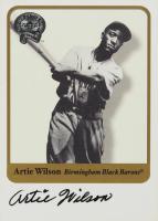 2001 Fleer Greats # Artie Wilson Autographed Baseball Card