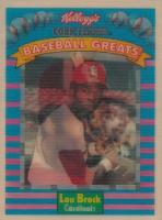 1991 Kellogg's #10 Lou Brock Baseball Card
