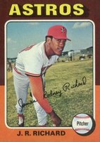 1975 Topps #73 J.R. Richard Baseball Card