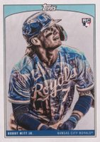 2022 Topps X Lauren Taylor #40 Bobby Witt Jr. Baseball Card