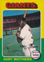 1975 Topps Mini #79 Gary Matthews Baseball Card