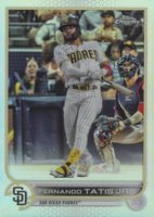 2022 Topps Chrome #150 Fernando Tatis Jr. Refractor Baseball Card