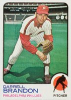 1973 Topps #326 Darrell Brandon Baseball Card