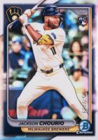 2024 Bowman Chrome #69 Jackson Chourio Refractor Baseball Card