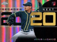 2020 Topps Chrome Update Decade's Next #DNC22 Jesus Luzardo Baseball Card
