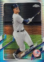 2021 Topps Chrome #99 Aaron Judge Prism Refractor Baseball Card