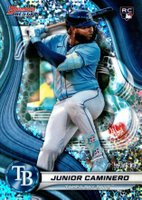 2024 Bowman's Best #62 Junior Caminero Mini Diamond Baseball Card