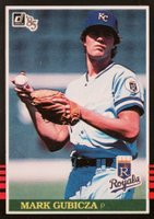 1985 Donruss #344 Mark Gubicza Baseball Card